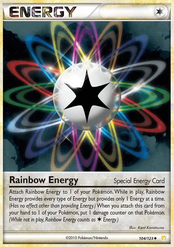 Rainbow Energy 104 HeartGold SoulSilver Pokesingles