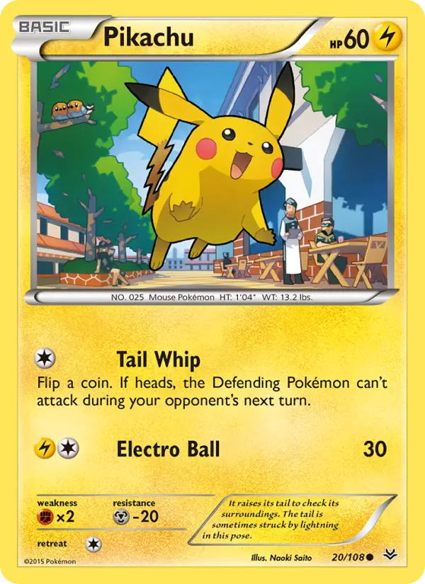 Pikachu 20 Roaring Skies Pokesingles