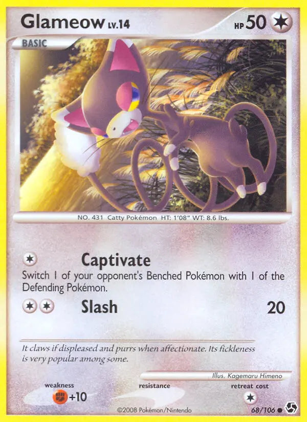 Glameow 68 Great Encounters Pokesingles