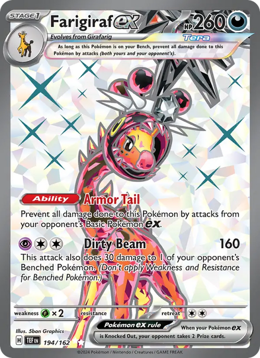 Farigiraf ex 194 Temporal Forces Pokesingles