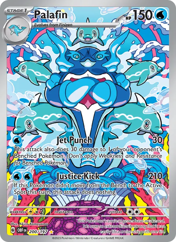 Palafin 200 Obsidian Flames Pokesingles