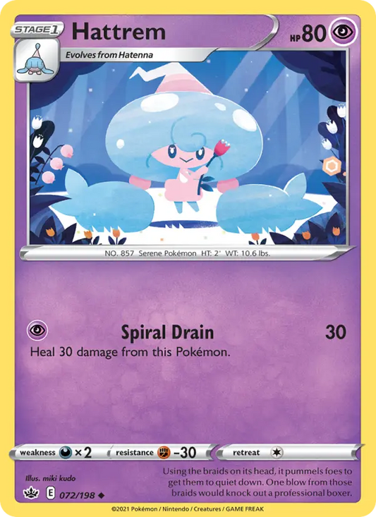 Hattrem 72 Chilling Reign Pokesingles