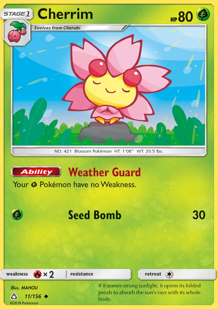 Cherrim 11 Ultra Prism Pokesingles