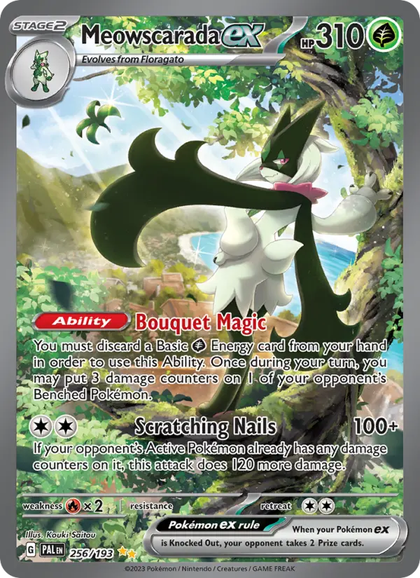 Meowscarada ex 256 Paldea Evolved Pokesingles