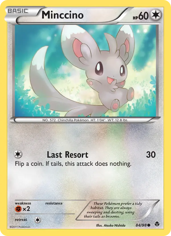 Minccino 84 Emerging Powers Pokesingles
