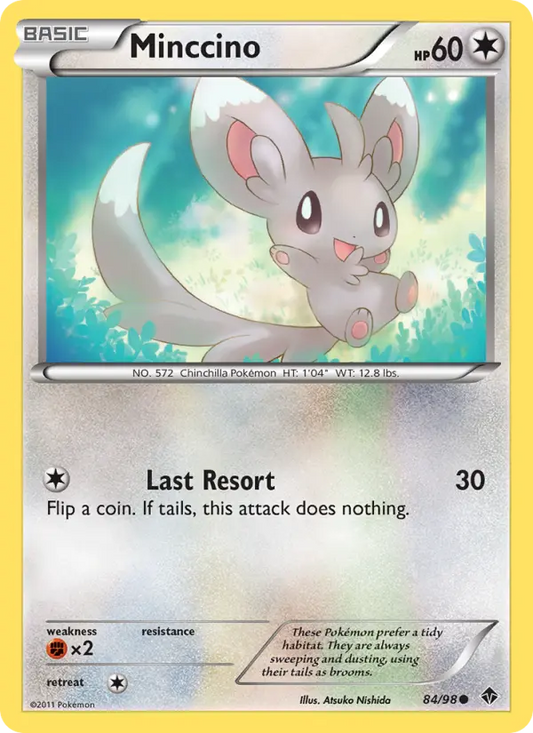 Minccino 84 Emerging Powers Pokesingles
