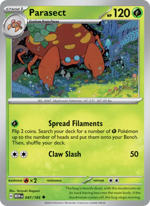 Parasect 47 151 Pokesingles