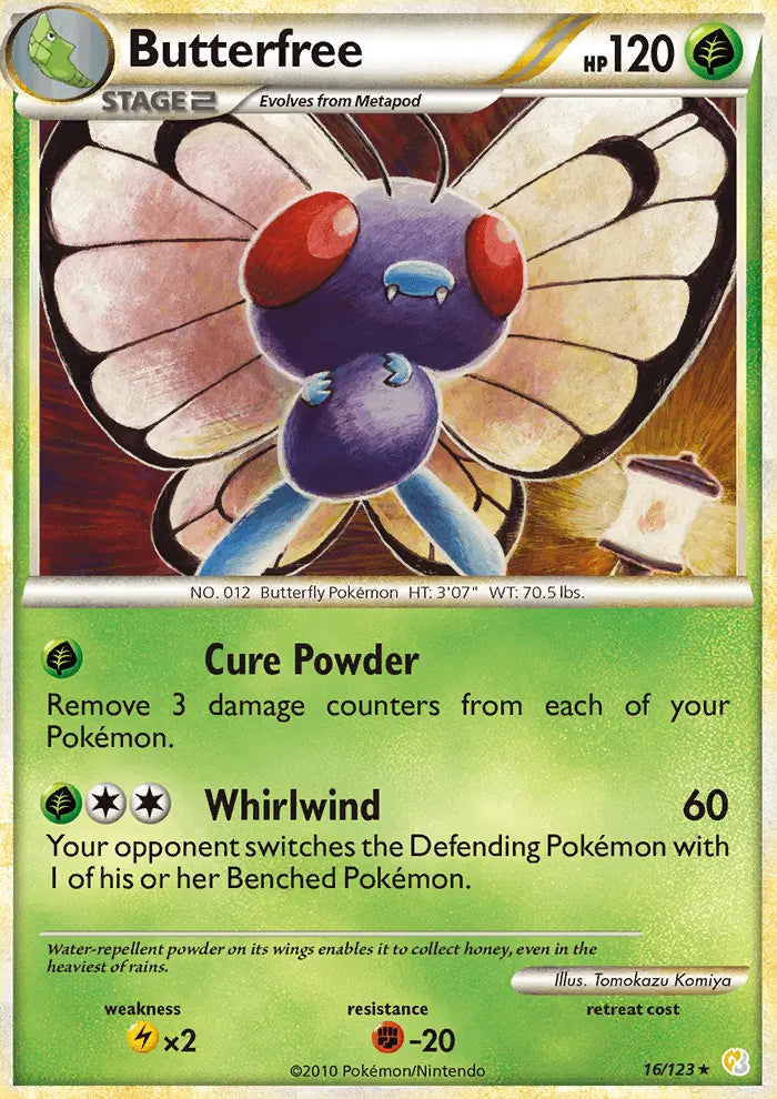 Butterfree 16 HeartGold SoulSilver Pokesingles