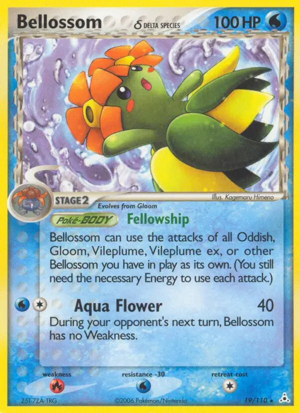 Bellossom δ 19 Holon Phantoms Pokesingles