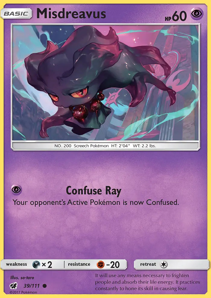 Misdreavus 39 Crimson Invasion Pokesingles