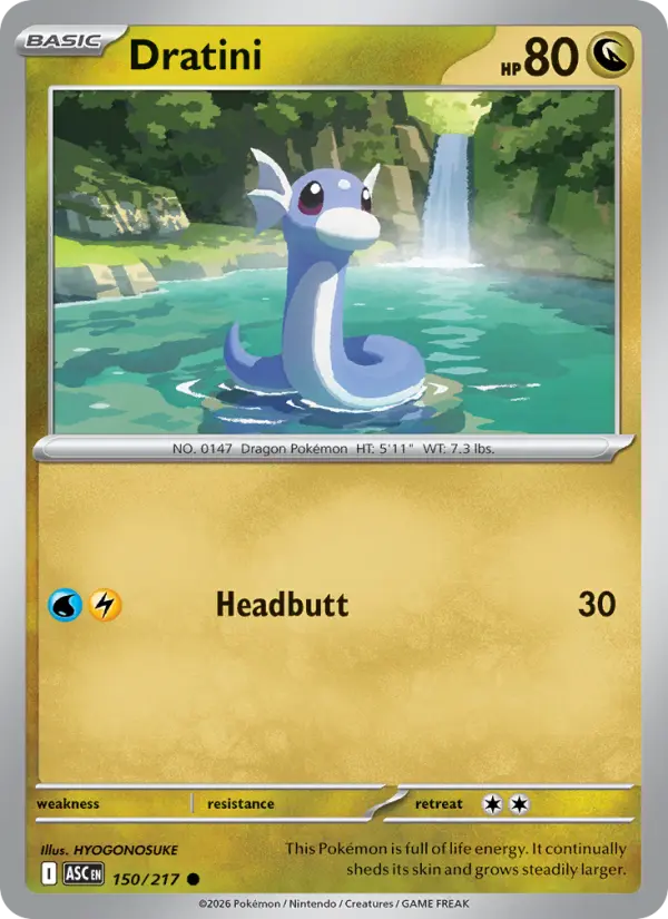 Dratini 150 Ascended Heroes Pokesingles