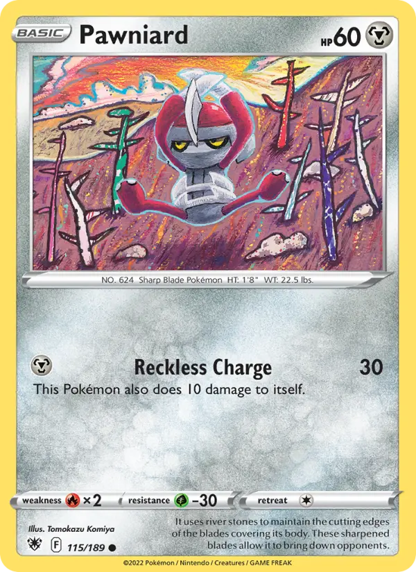 Pawniard 115 Astral Radiance Pokesingles