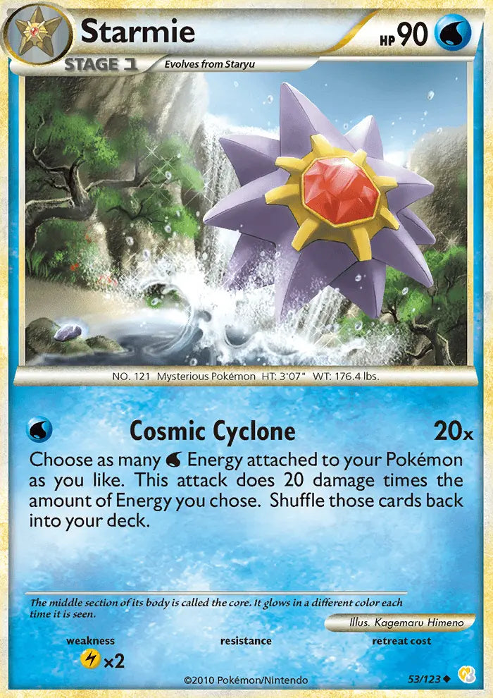 Starmie 53 HeartGold SoulSilver Pokesingles
