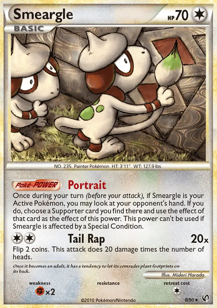 Smeargle 8 Undaunted Pokesingles