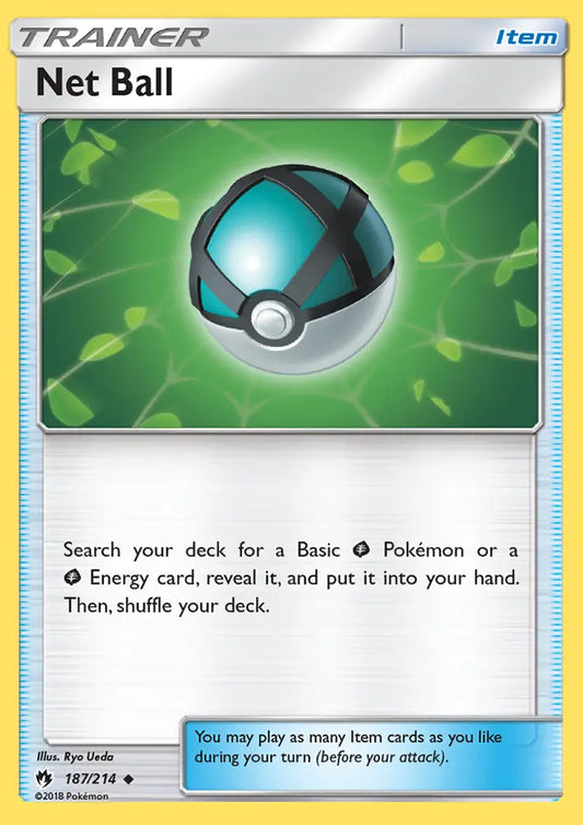 Net Ball 187 Lost Thunder Pokesingles