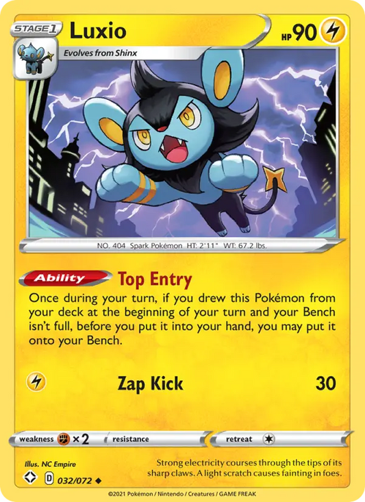 Luxio 32 Shining Fates Pokesingles