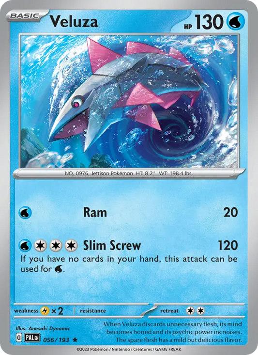 Veluza 56 Paldea Evolved Pokesingles
