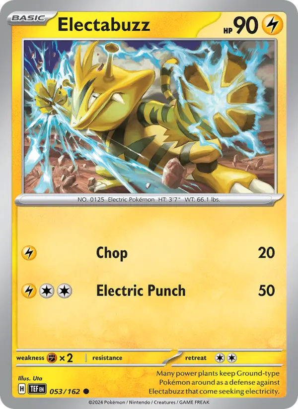 Electabuzz 53 Temporal Forces Pokesingles