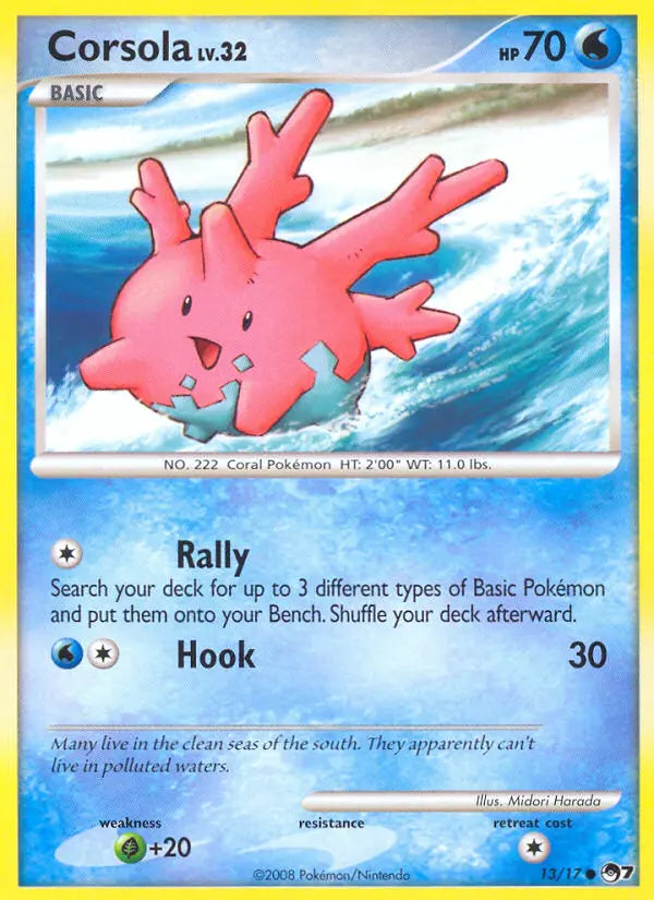 Corsola 13 POP Series 7 Pokesingles