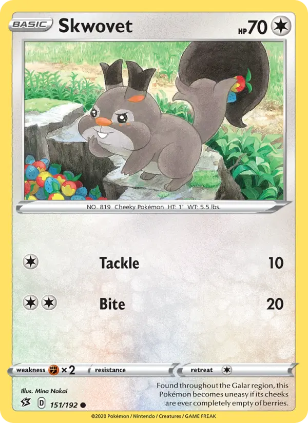 Skwovet 151 Rebel Clash Pokesingles