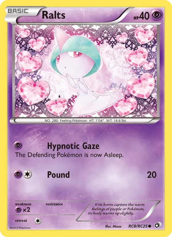 Ralts RC8 Legendary Treasures Pokesingles