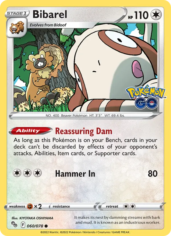 Bibarel 60 Pokémon GO Pokesingles