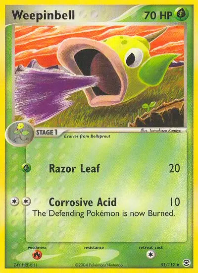 Weepinbell 51 FireRed & LeafGreen Pokesingles