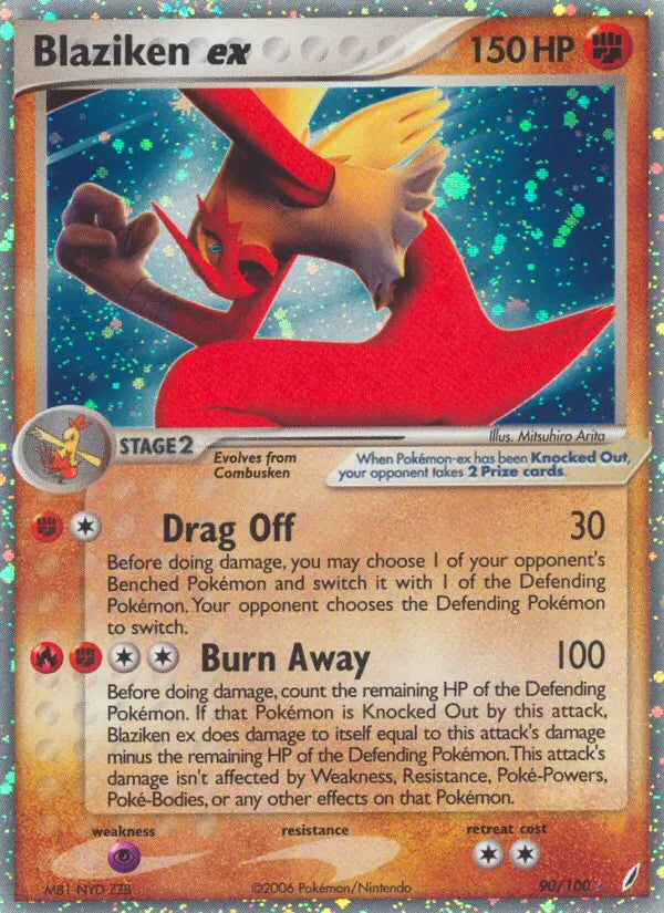 Blaziken ex 90 Crystal Guardians Pokesingles