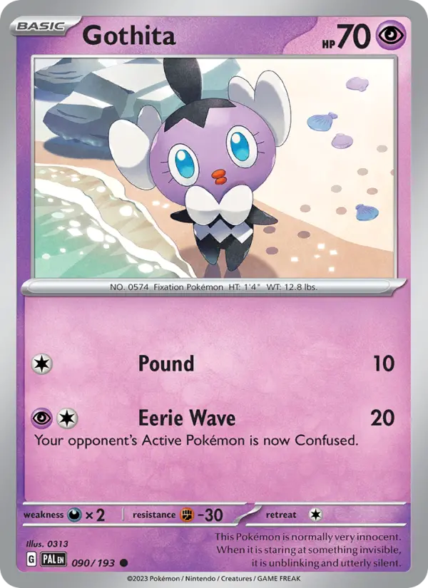 Gothita 90 Paldea Evolved Pokesingles