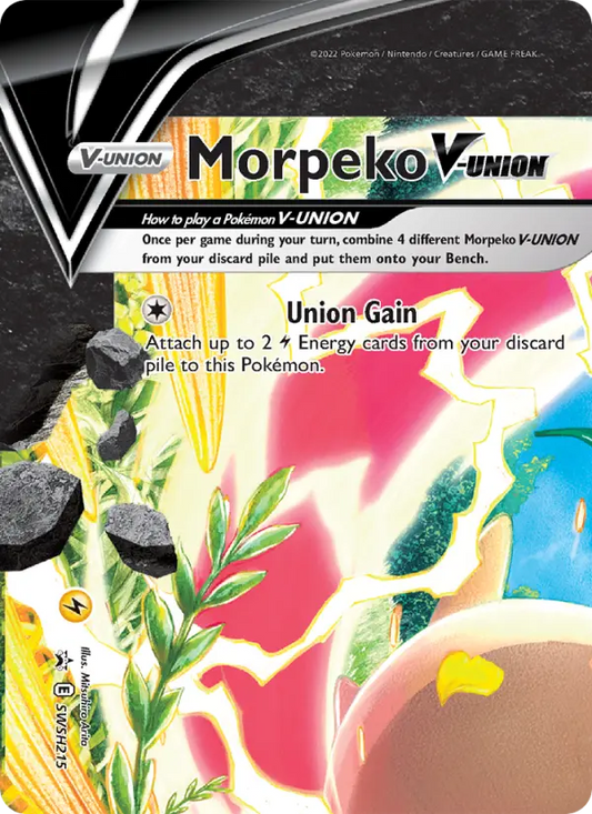 Morpeko V-UNION SWSH215 SWSH Black Star Promos Pokesingles