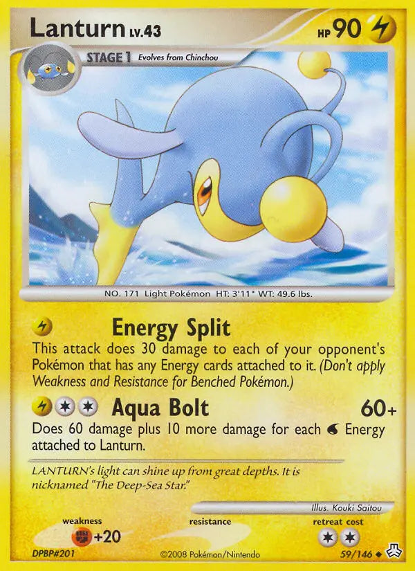 Lanturn 59 Legends Awakened Pokesingles