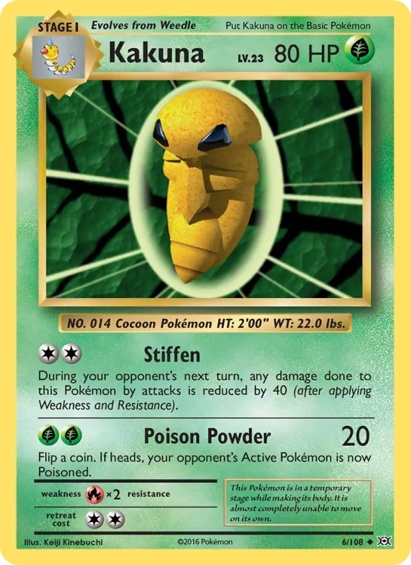 Kakuna 6 Evolutions Pokesingles