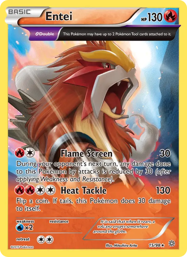 Entei 15 Ancient Origins Pokesingles