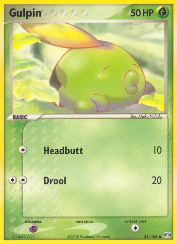 Gulpin 51 Emerald Pokesingles