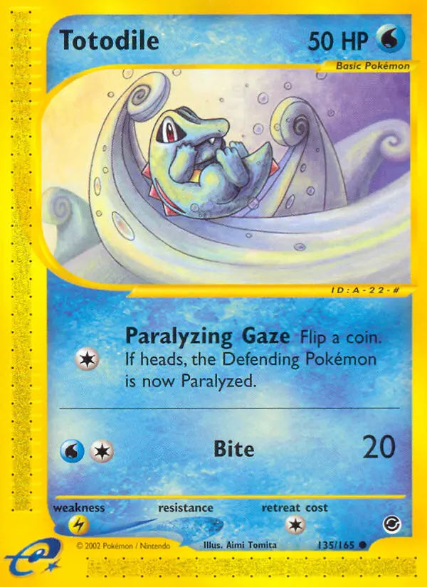 Totodile 135 Expedition Base Set Pokesingles