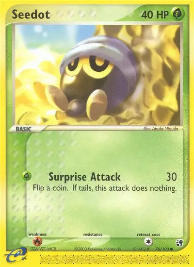 Seedot 76 Sandstorm Pokesingles