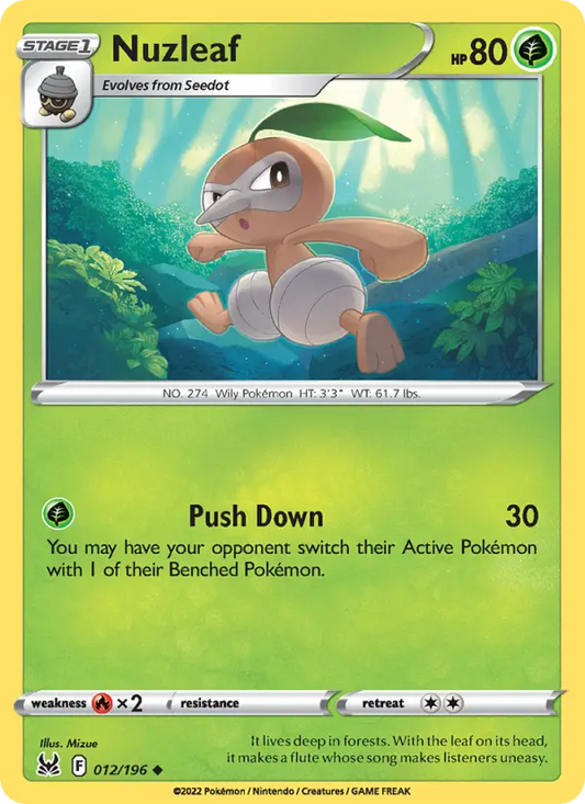 Nuzleaf 12 Lost Origin Pokesingles