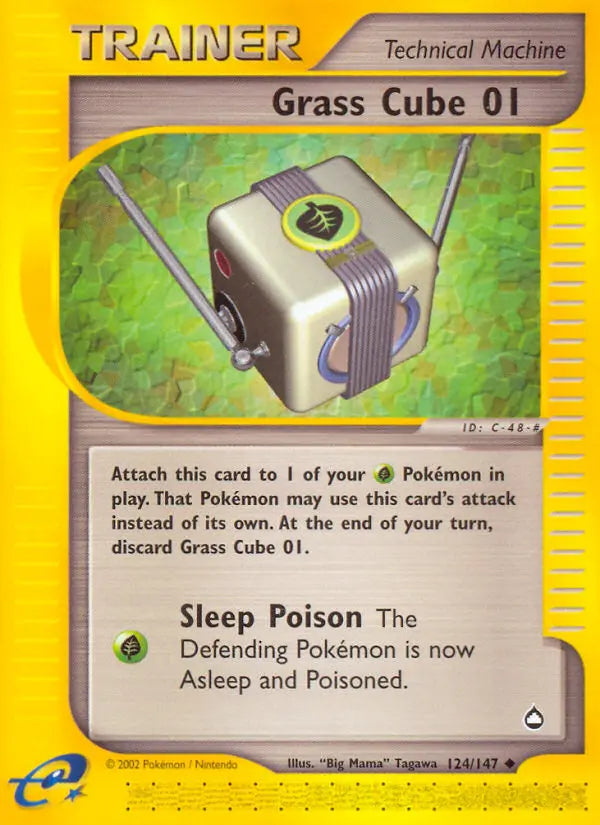 Grass Cube 01 124 Aquapolis Pokesingles