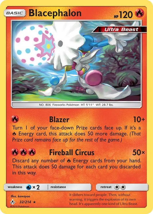Blacephalon 32 Unbroken Bonds Pokesingles