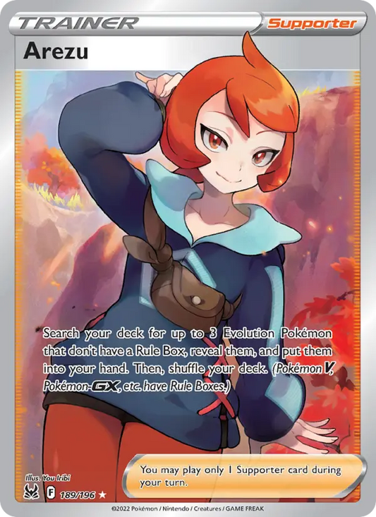 Arezu 189 Lost Origin Pokesingles