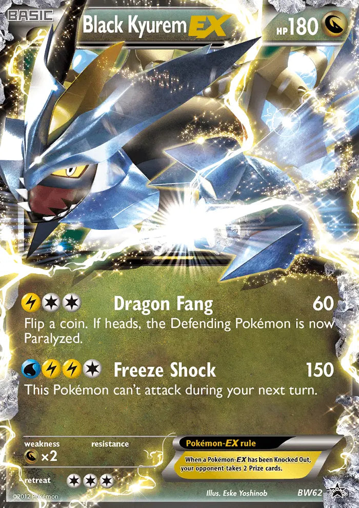 Black Kyurem-EX BW62 BW Black Star Promos Pokesingles