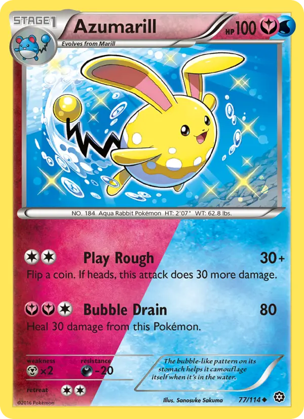 Azumarill 77 Steam Siege Pokesingles