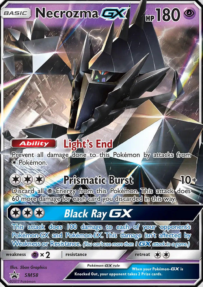 Necrozma GX SM58 SM Black Star Promos Pokesingles