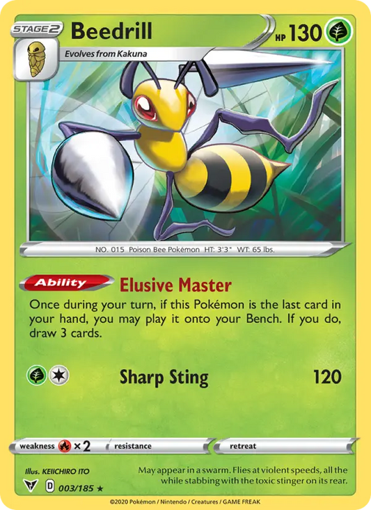 Beedrill 3 Vivid Voltage Pokesingles