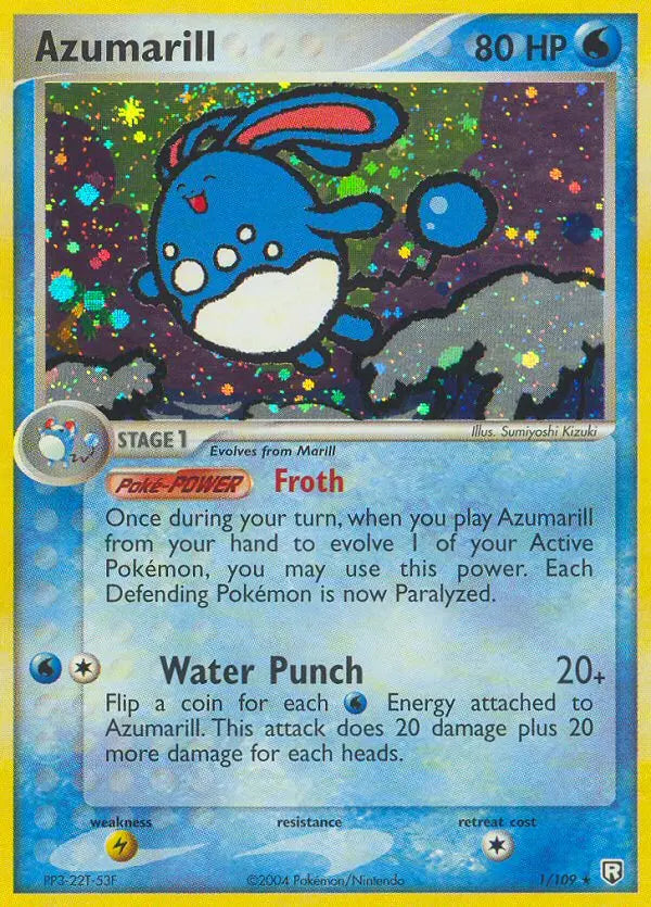 Azumarill 1 Team Rocket Returns Pokesingles