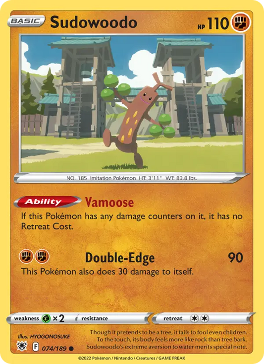 Sudowoodo 74 Astral Radiance Pokesingles