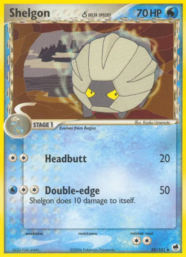 Shelgon δ 38 Dragon Frontiers Pokesingles