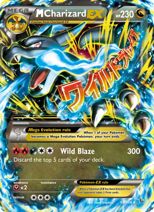 M Charizard EX 69 Flashfire Pokesingles
