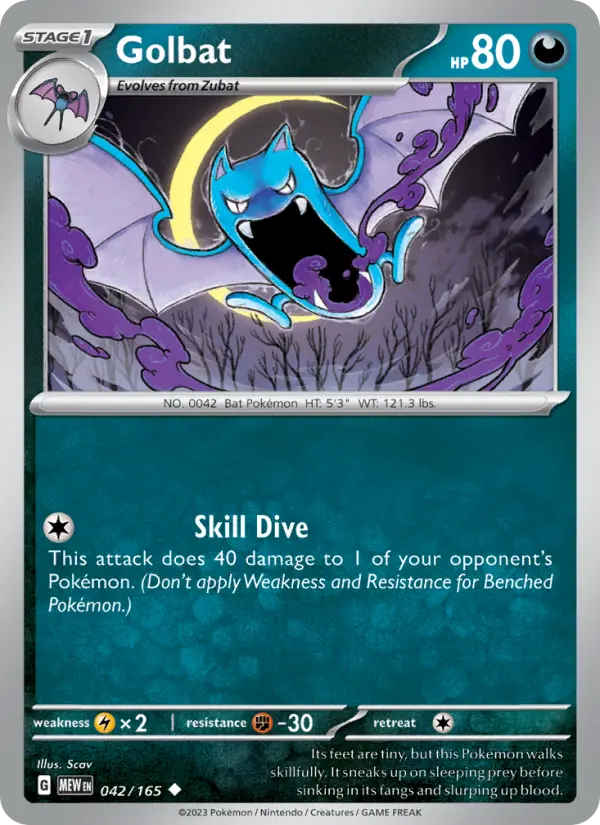 Golbat 42 151 Pokesingles