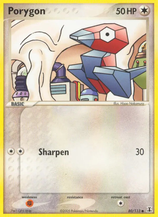 Porygon 80 Delta Species Pokesingles